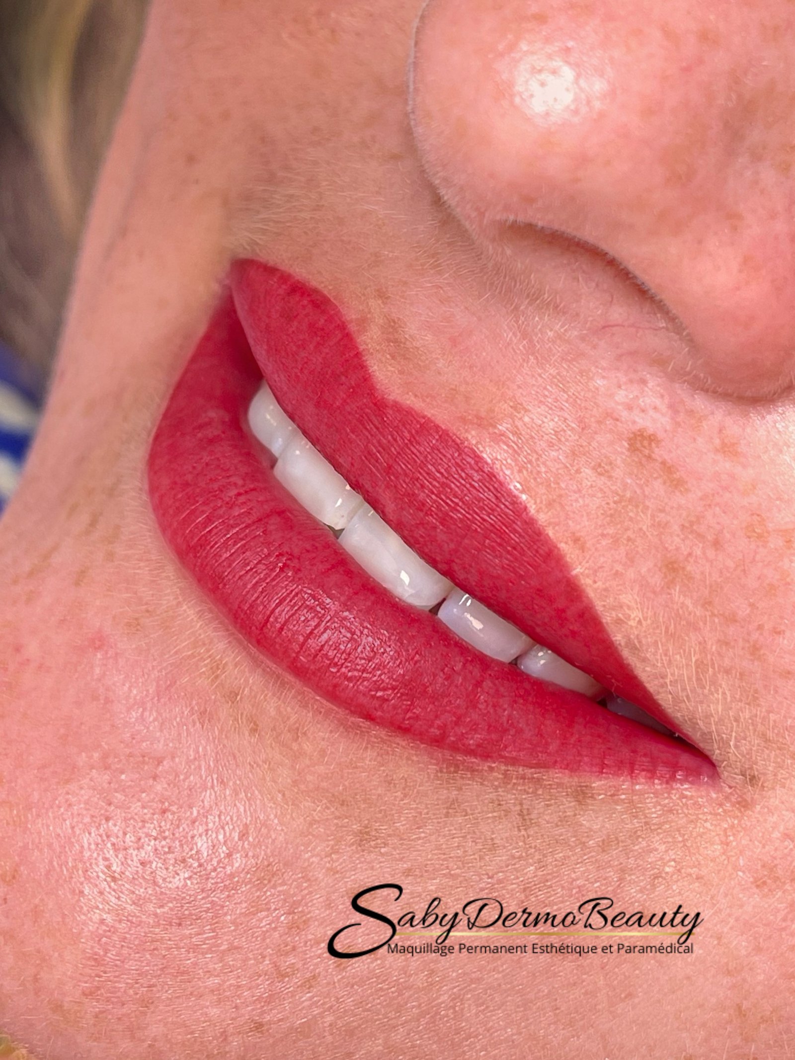 Avant apres levres maquillage permanent